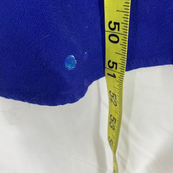 Connie Choi Womens Medium Sleeveless Maxi Dress Blue Fish Seashell Print Vintage - Picture 11 of 11